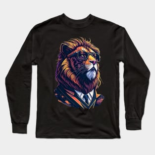 Aviator Lion Long Sleeve T-Shirt